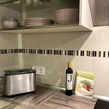 Grosse Wohnkueche, Terrasse, Schlafzimmer Am Steinhuder Meer, Wlan, Parkplatz, Fussbodenheizung, 70qm Апартаменты Вунсторф