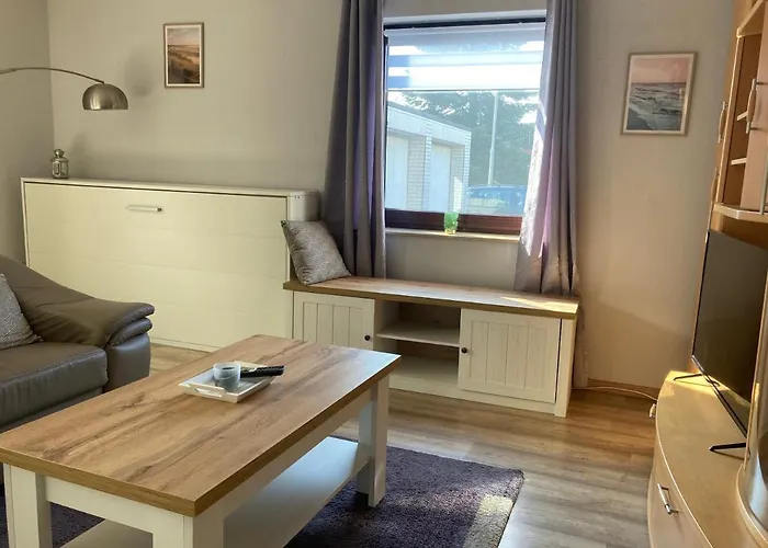 Grosse Wohnkueche, Terrasse, Schlafzimmer Am Steinhuder Meer, Wlan, Parkplatz, Fussbodenheizung, 70qm Apartman